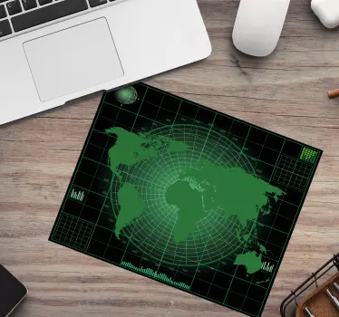 Mouse pad carte du monde projection élégante - TenStickers