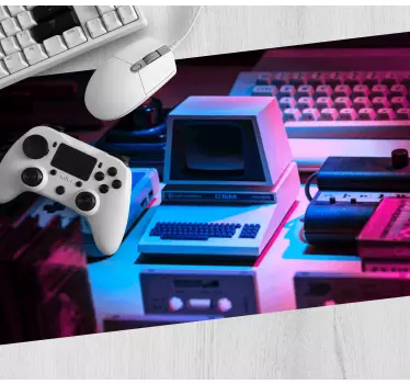 Mouse pad gamer appareils de jeu rétro - TenStickers