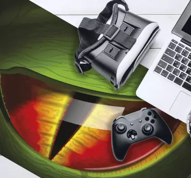 Mouse pad gamer art visuel éclatant - TenStickers