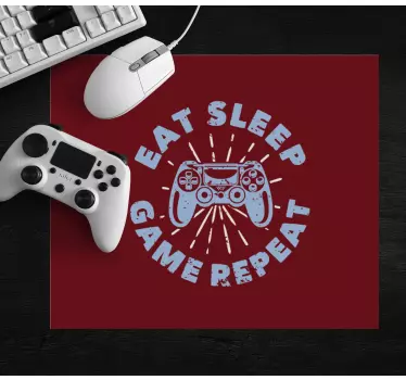 Mouse pad gamer citation de style de vie gamer - TenStickers