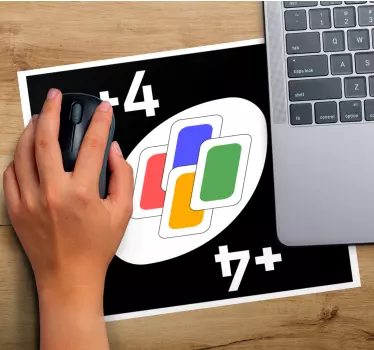 Mouse pad gamer ensemble de cartes colorées - TenStickers