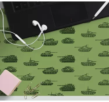 Mouse pad gamer modèle de véhicule militaire - TenStickers
