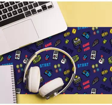 Mouse pad gamer motif manette ludique - TenStickers