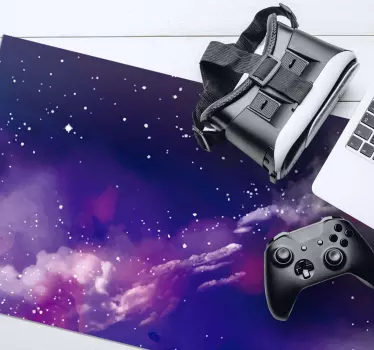 Mouse pad gamer motifs de nébuleuses cosmiques - TenStickers
