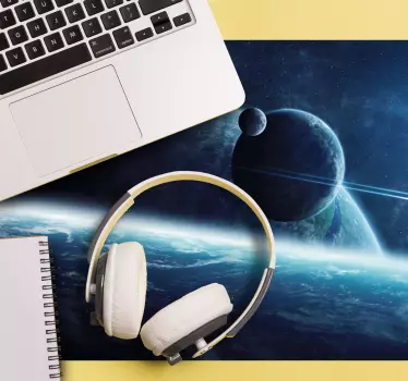 Mouse pad gamer paysage orbital céleste - TenStickers