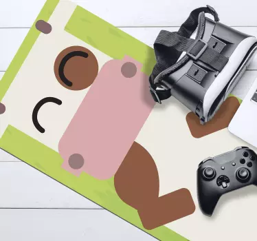 Mouse pad gamer personnage animal mignon - TenStickers