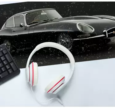 Mouse pad gamer profil de voiture classique - TenStickers