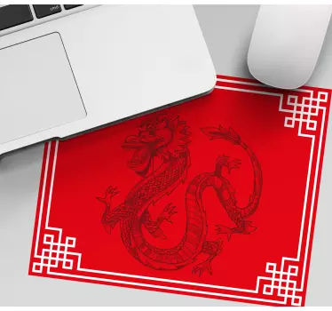 Mouse pad gamer représentation artistique de dragon - TenStickers