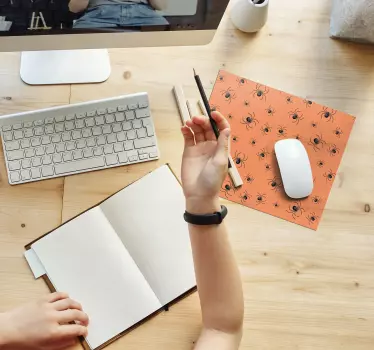 Mouse pad gamer surface à motif araignée - TenStickers