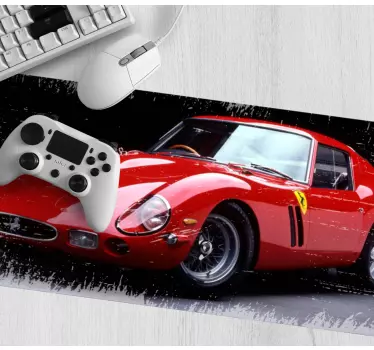 Mouse pad gamer voiture de course classique - TenStickers