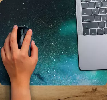 Mouse pad gamer visuel de poussière d'étoile cosmique - TenStickers