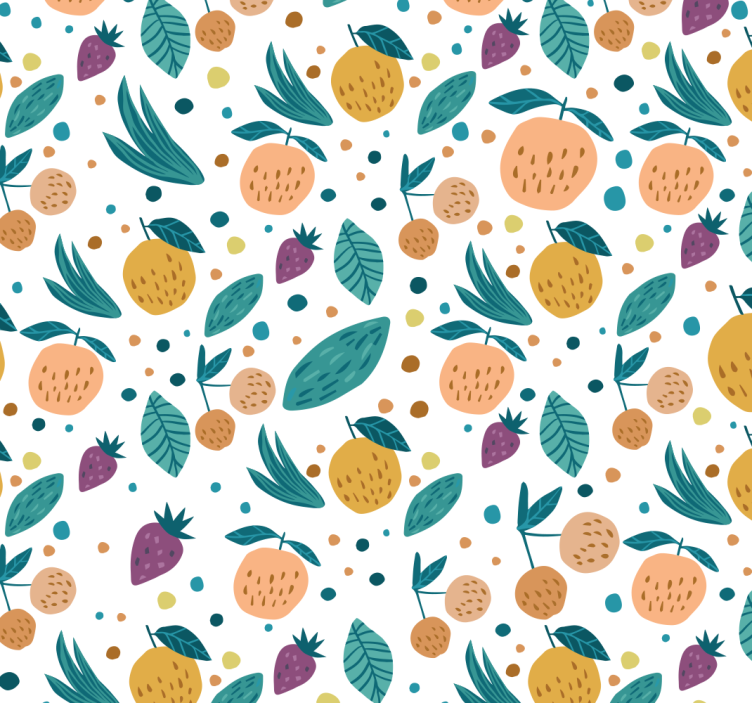 Toile fenêtre cuisine arômes de fruits - TenStickers