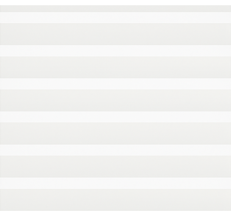 Toile fenêtre salon rayures horizontales blanches - TenStickers