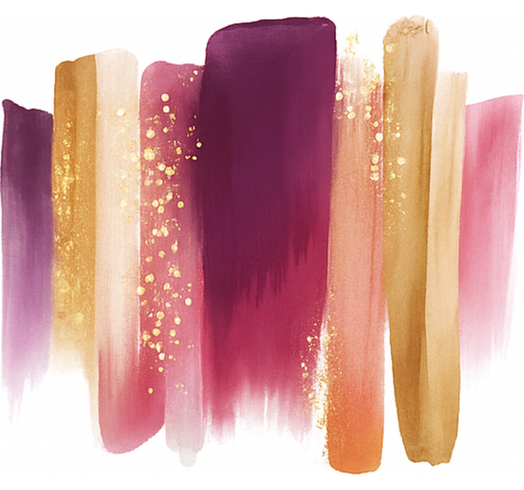 Toile fenêtre chambre adolescent traits abstraits - TenStickers