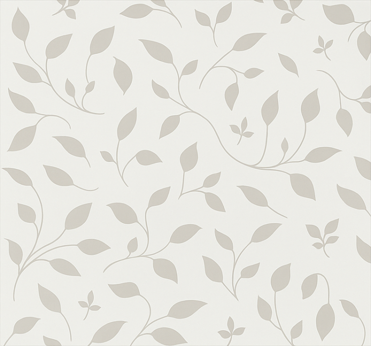 Toile fenêtre nordique motif floral apaisant - TenStickers