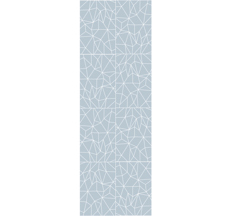 Toile fenêtre bureau motifs de lignes modernes - TenStickers