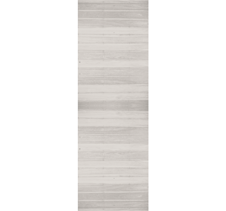 Toile fenêtre bureau planches en bois rustiques grises - TenStickers