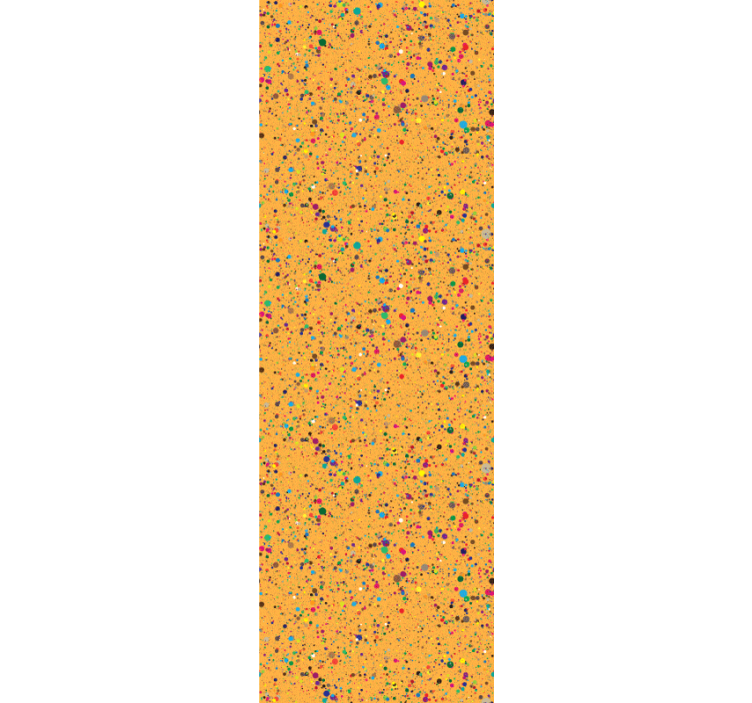 Toile fenêtre bureau éclats de couleur - TenStickers