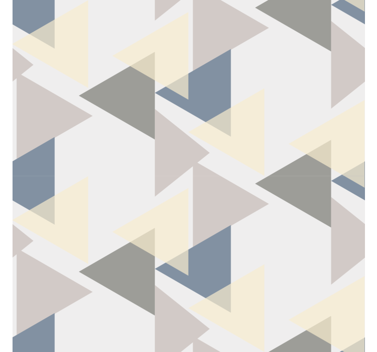 Toile fenêtre moderne triangles verticaux - TenStickers