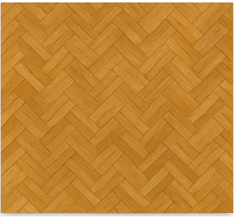 Toile fenêtre textures et motifs parquet chêne entrelacé - TenStickers