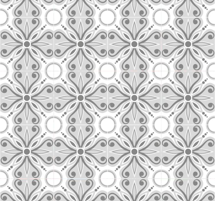 Toile fenêtre gris marocain - TenStickers