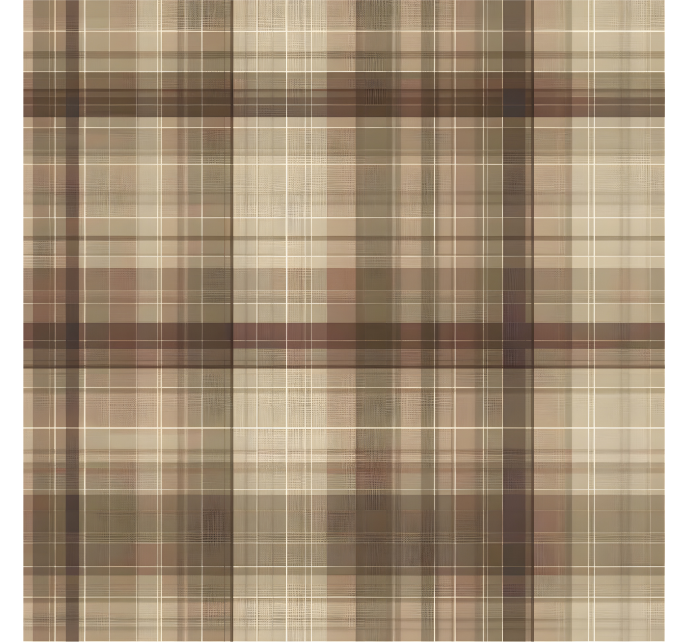 Toile fenêtre beige effet textile - TenStickers