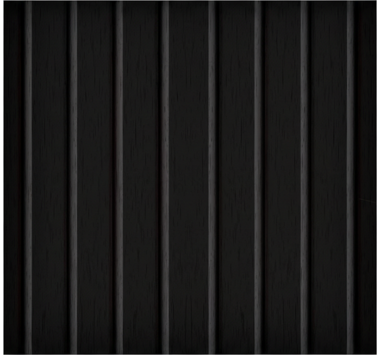 Toile fenêtre élégante panneau noir rustique - TenStickers