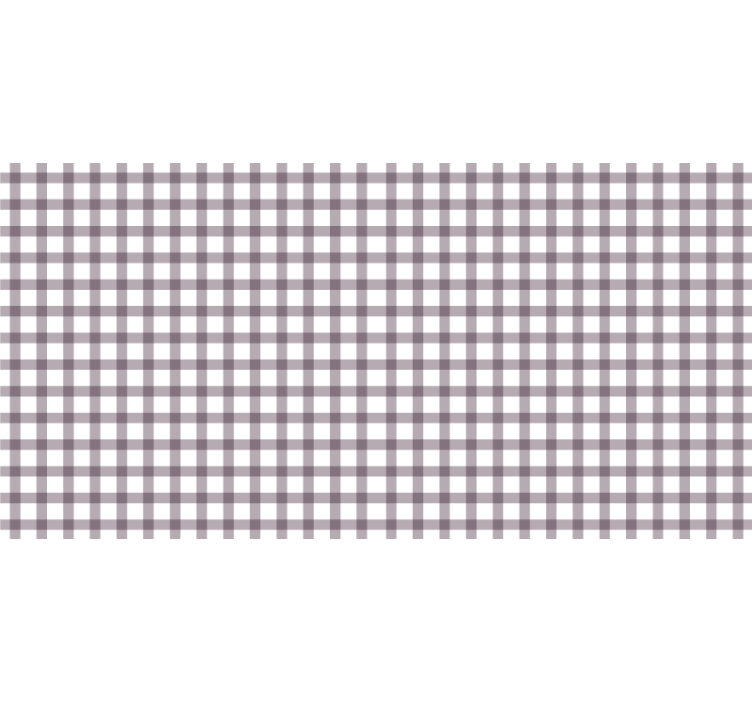 Toile fenêtre violet vichy lilas - TenStickers