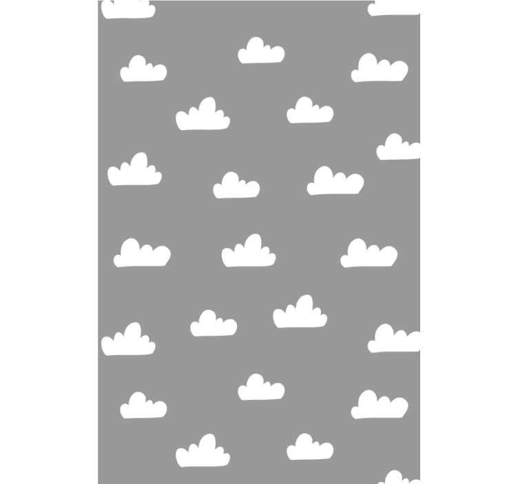 Toile fenêtre chambre bébé ciel nuageux - TenStickers