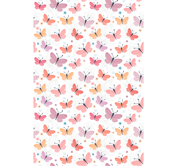 Toile fenêtre papillon Élément papillon - TenStickers