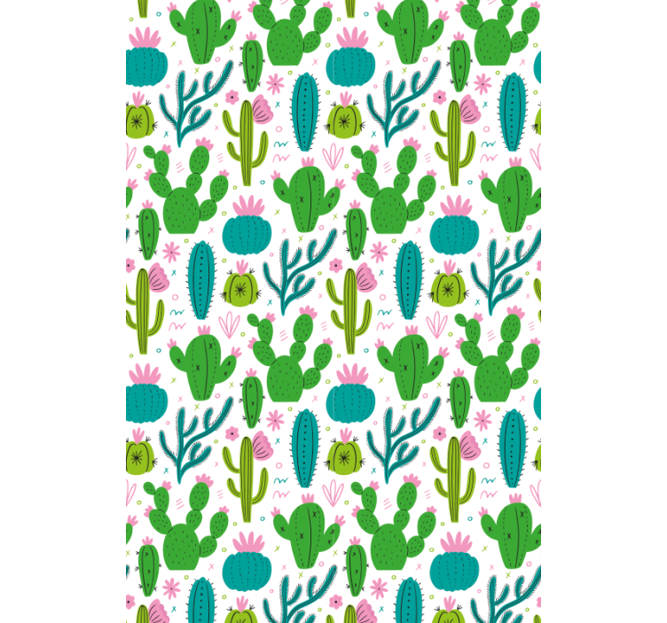 sticker de cactus floral store - TenStickers