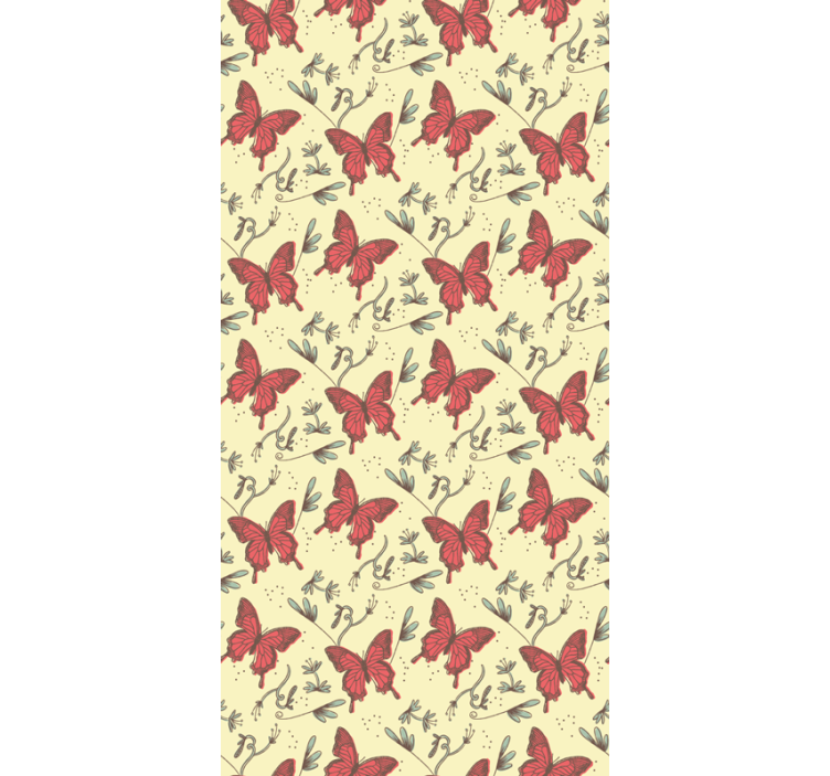 Store enrouleur papillons style jardin - TenStickers