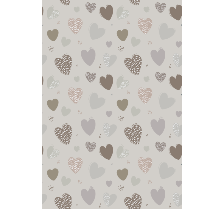 Toile fenêtre romantique motif gris - TenStickers
