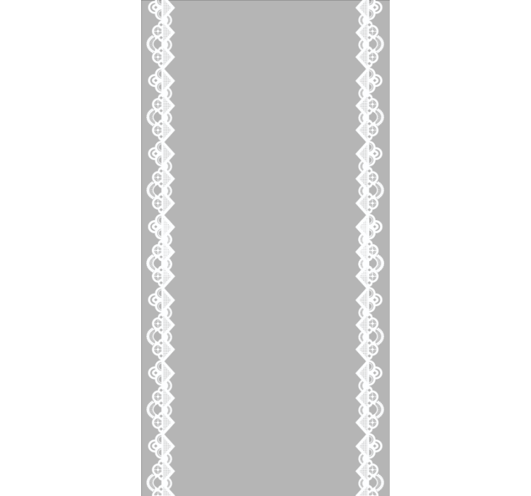 Toile fenêtre élégante motif dentelle élégance - TenStickers