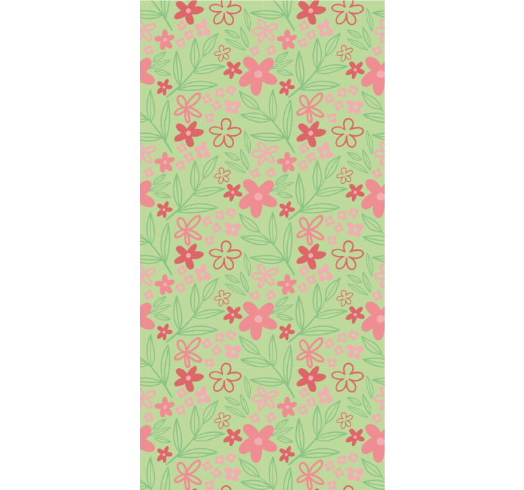 Toile fenêtre fleurs et plantes thème floral charmant - TenStickers
