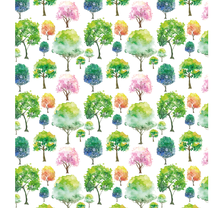 Stores arbres Arbres aquarelle - TenStickers