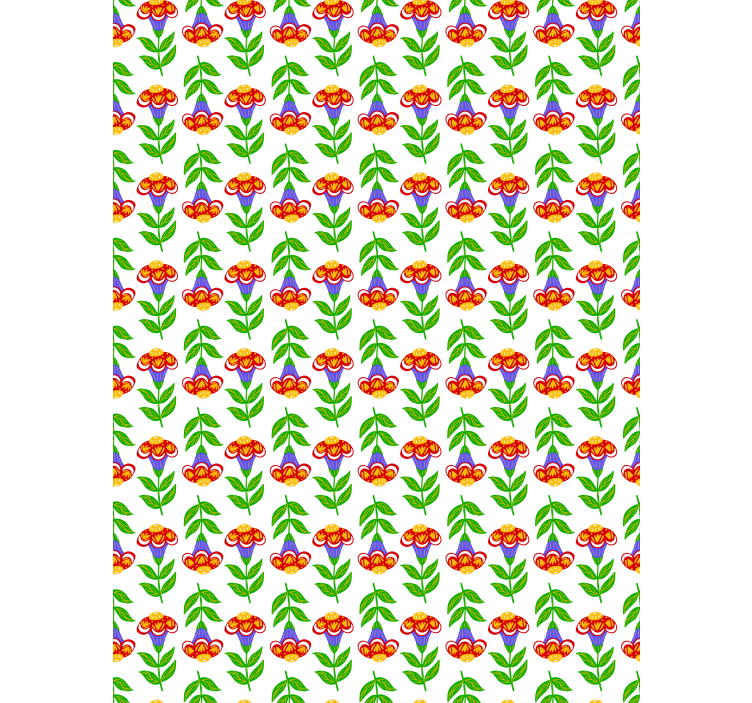 Stores fleurs Couleurs vives vernis ensoleillé - TenStickers