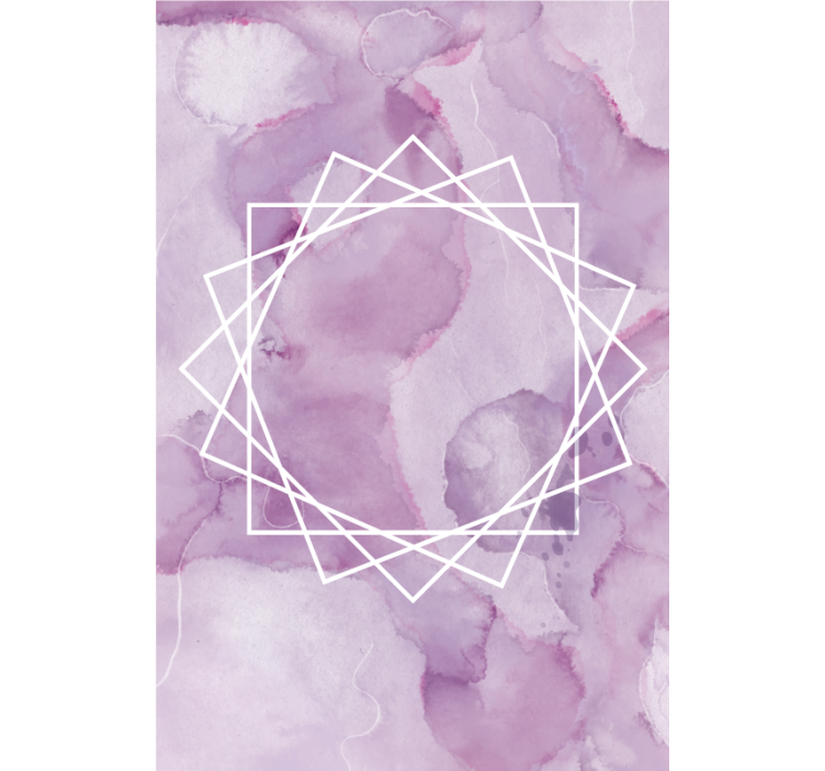 Toile fenêtre textures et motifs aquarelle étoile élégante - TenStickers