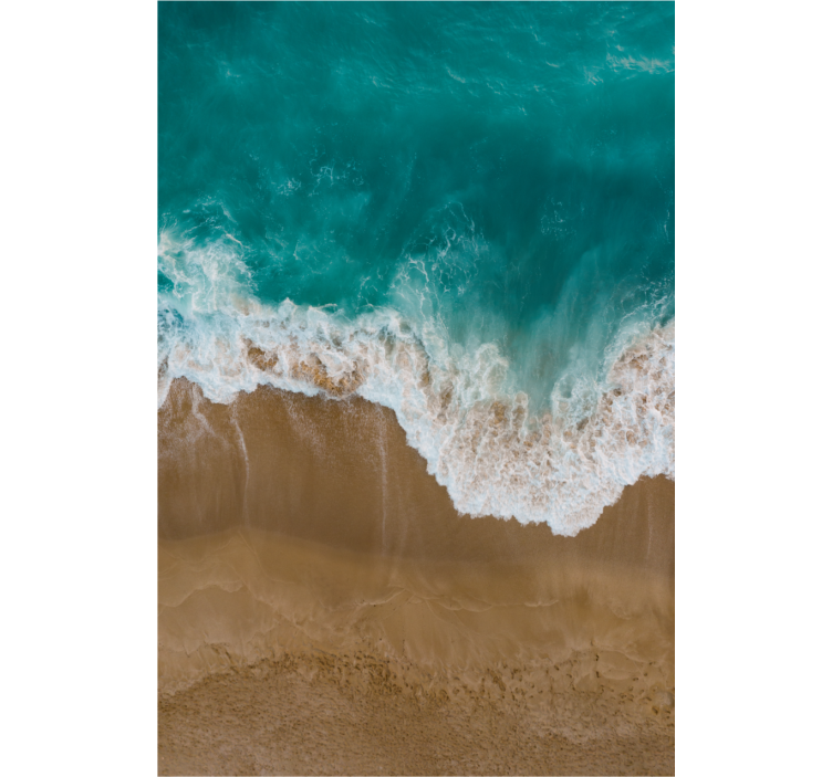 Stores pour couples Fonte des océans et du sable - TenStickers