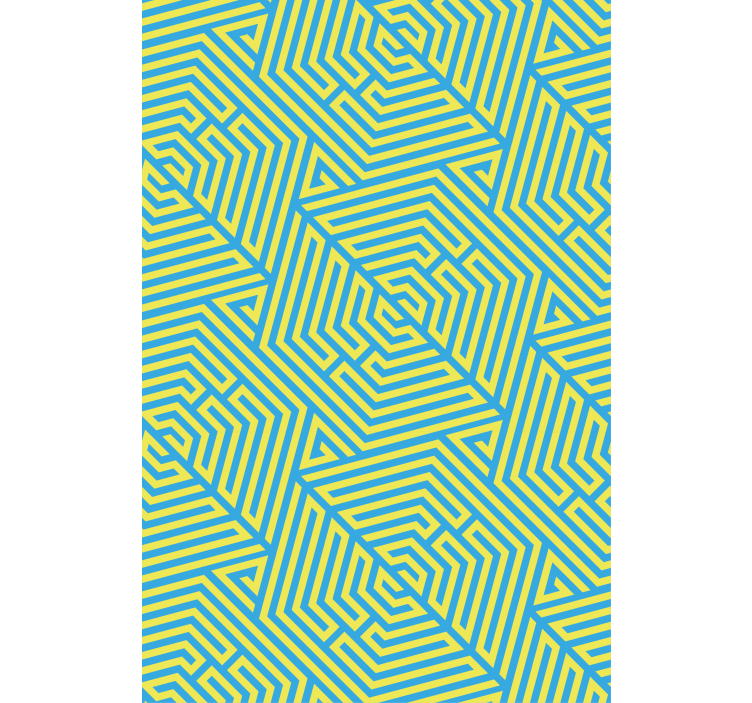 Toile fenêtre textures et motifs agencement linéaire - TenStickers