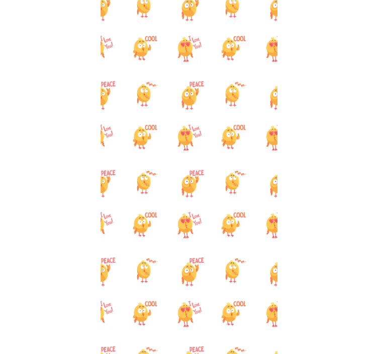 Toile fenêtre animaux expressions d'oiseaux mignons - TenStickers