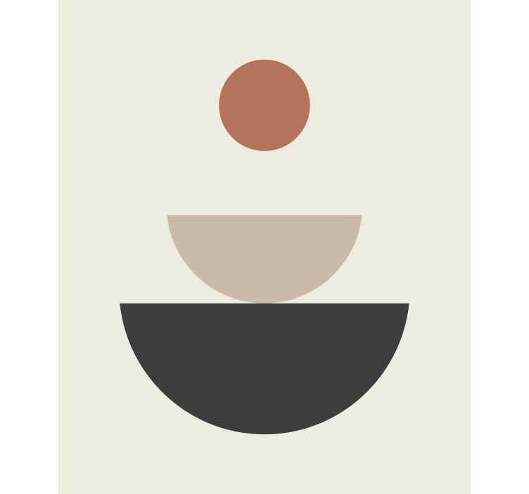 Store fontaine abstraite art géométrique - TenStickers