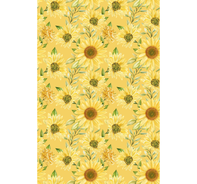 Stores fleurs Gros pétales de tournesol - TenStickers
