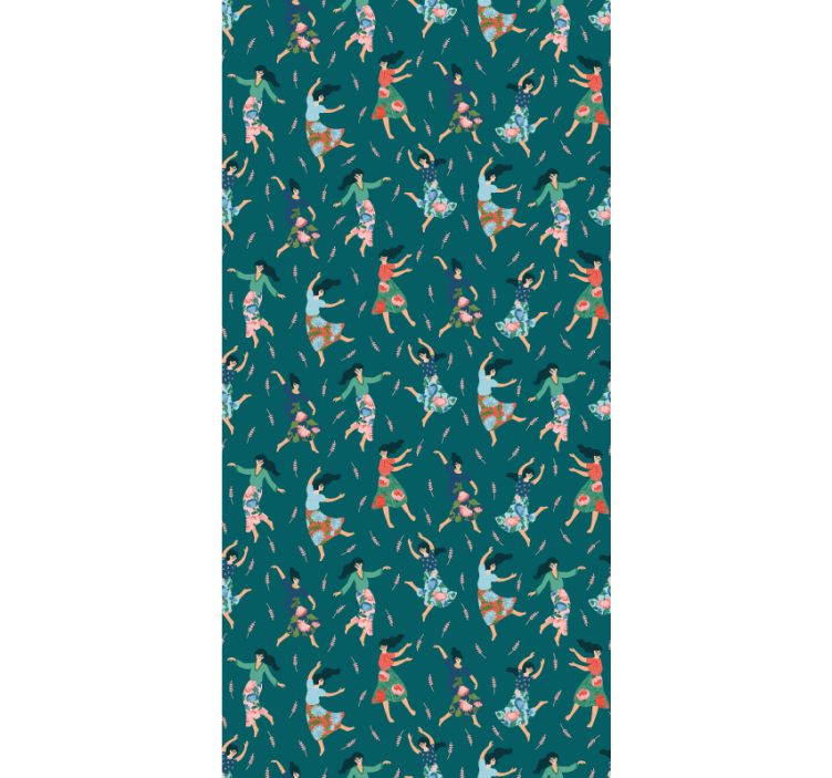 Toile fenêtre original modèle de femmes dansantes - TenStickers