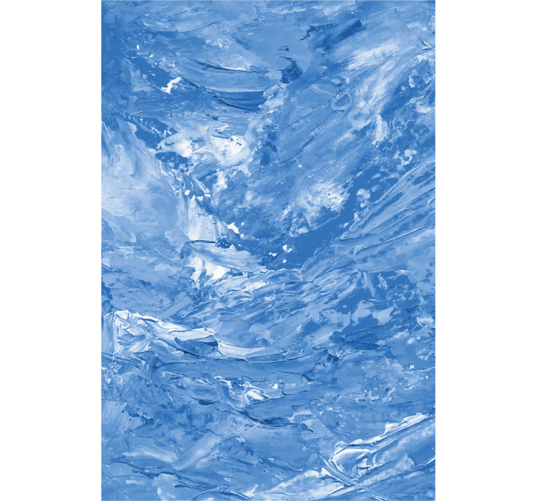 Stores nuages Texture de peinture bleue - TenStickers