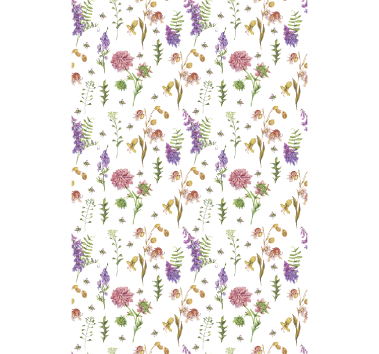 Toile fenêtre fleurs et plantes thème de jardin floral - TenStickers