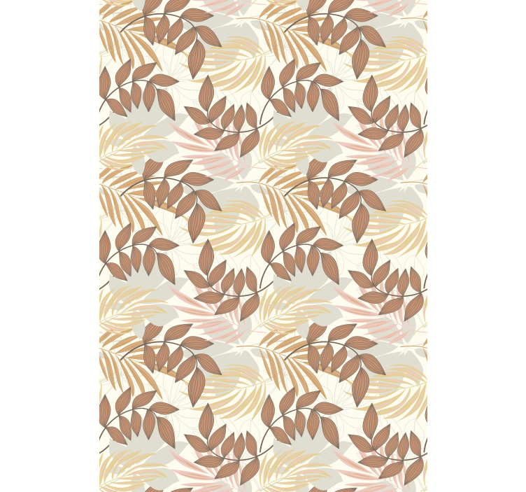 Stores fleurs Brindilles de couleur douce et chaude - TenStickers