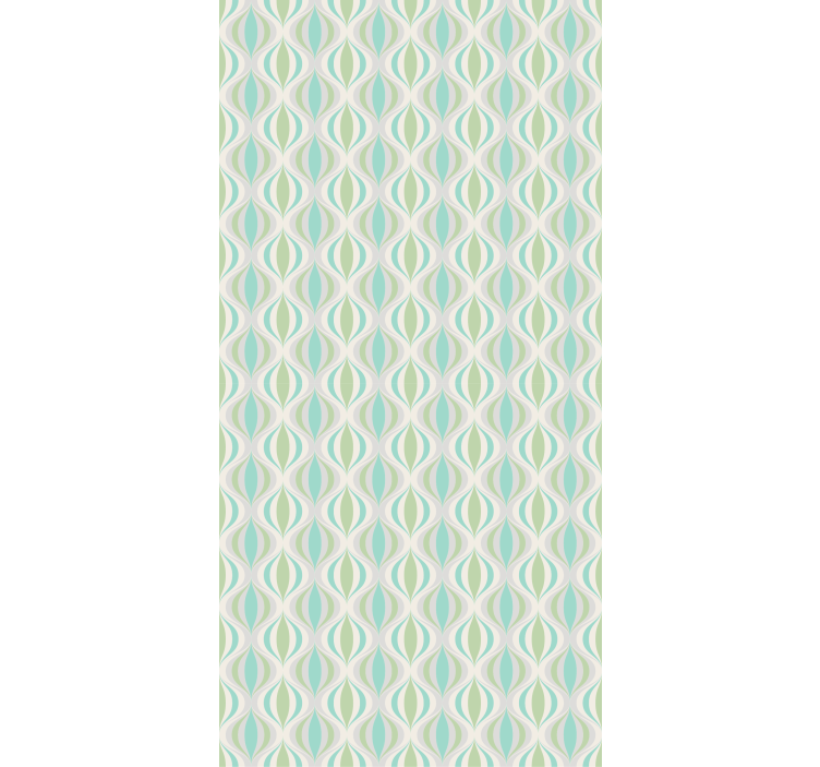 Toile fenêtre textures et motifs motif de vague ondulante - TenStickers