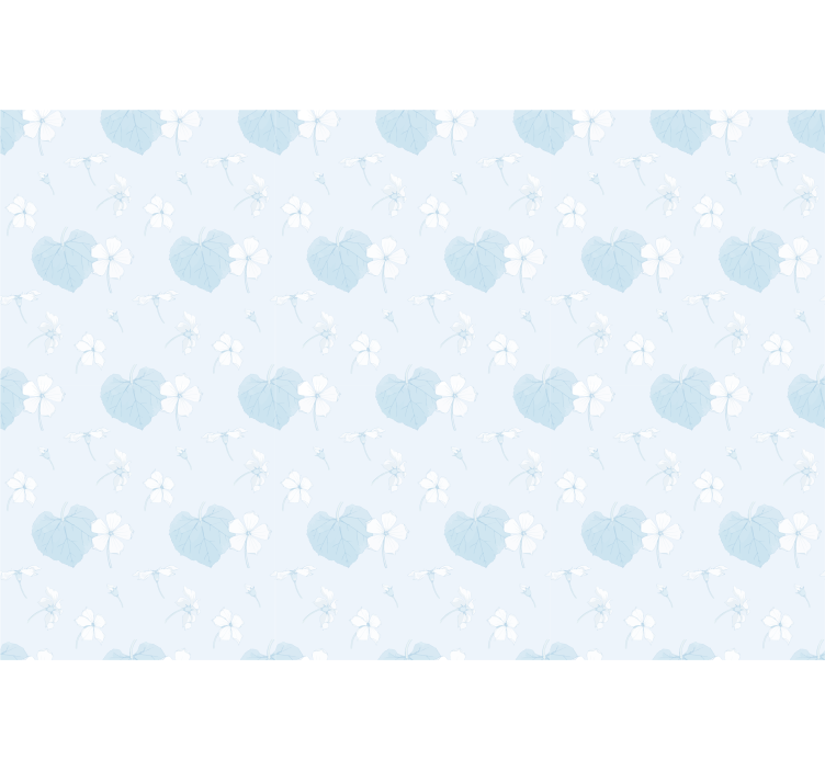 Toile fenêtre fleurs et plantes coeurs floraux délicats - TenStickers