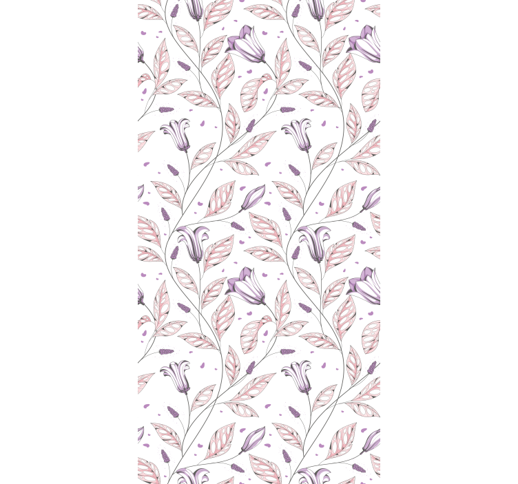 Toile fenêtre fleurs et plantes motifs botaniques - TenStickers
